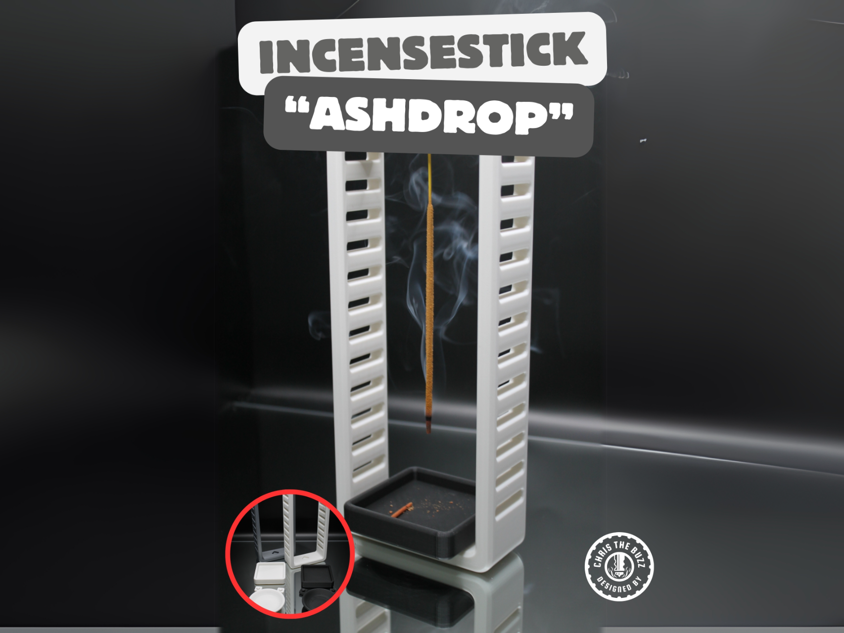 "Ashdrop" Incensestickholder – Clean Vibes