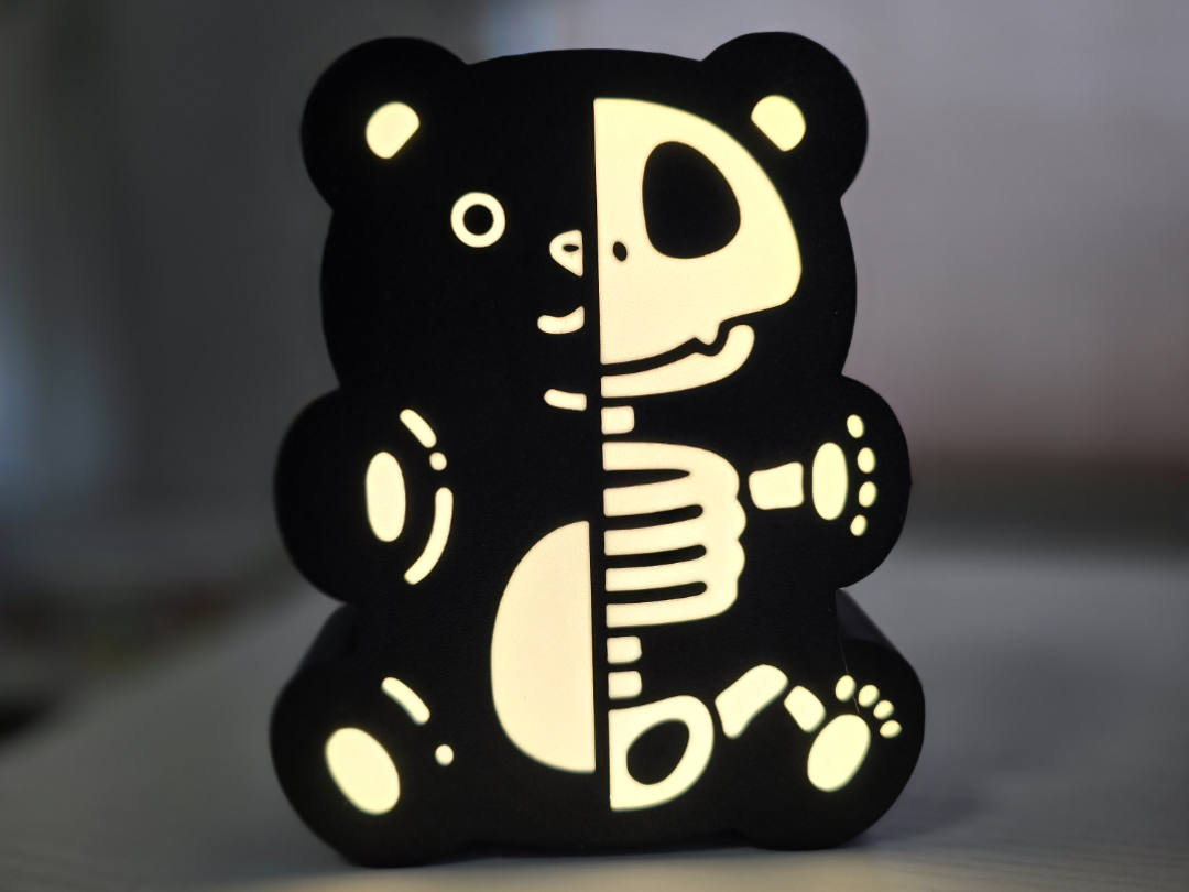 Skelly Bear Lightbox