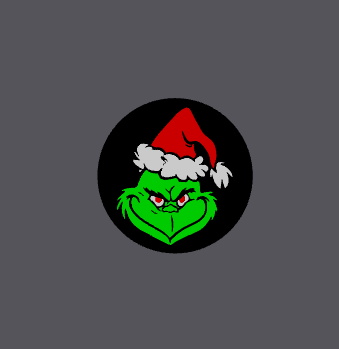 Grinch 94mm Coaster