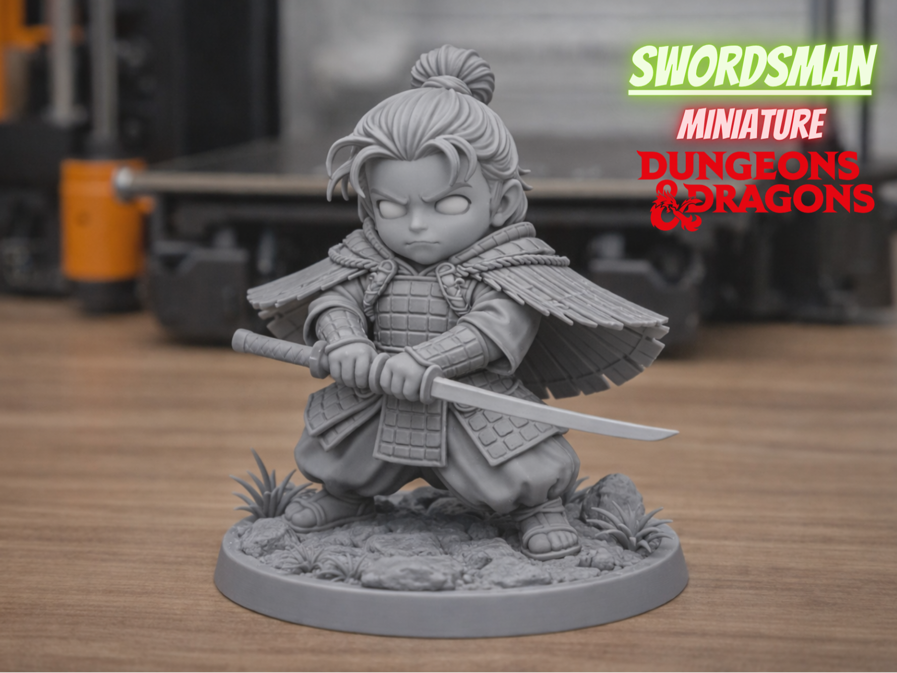 Dnd swordsman miniature