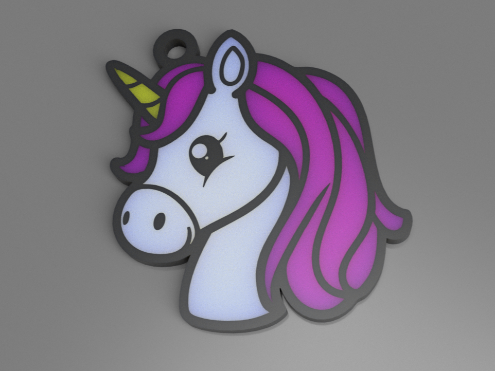 Keychain Unicorn