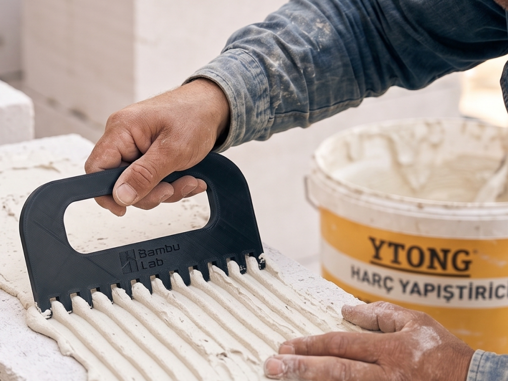 Notched Trowel for Ytong, AAC Block & Brickwork