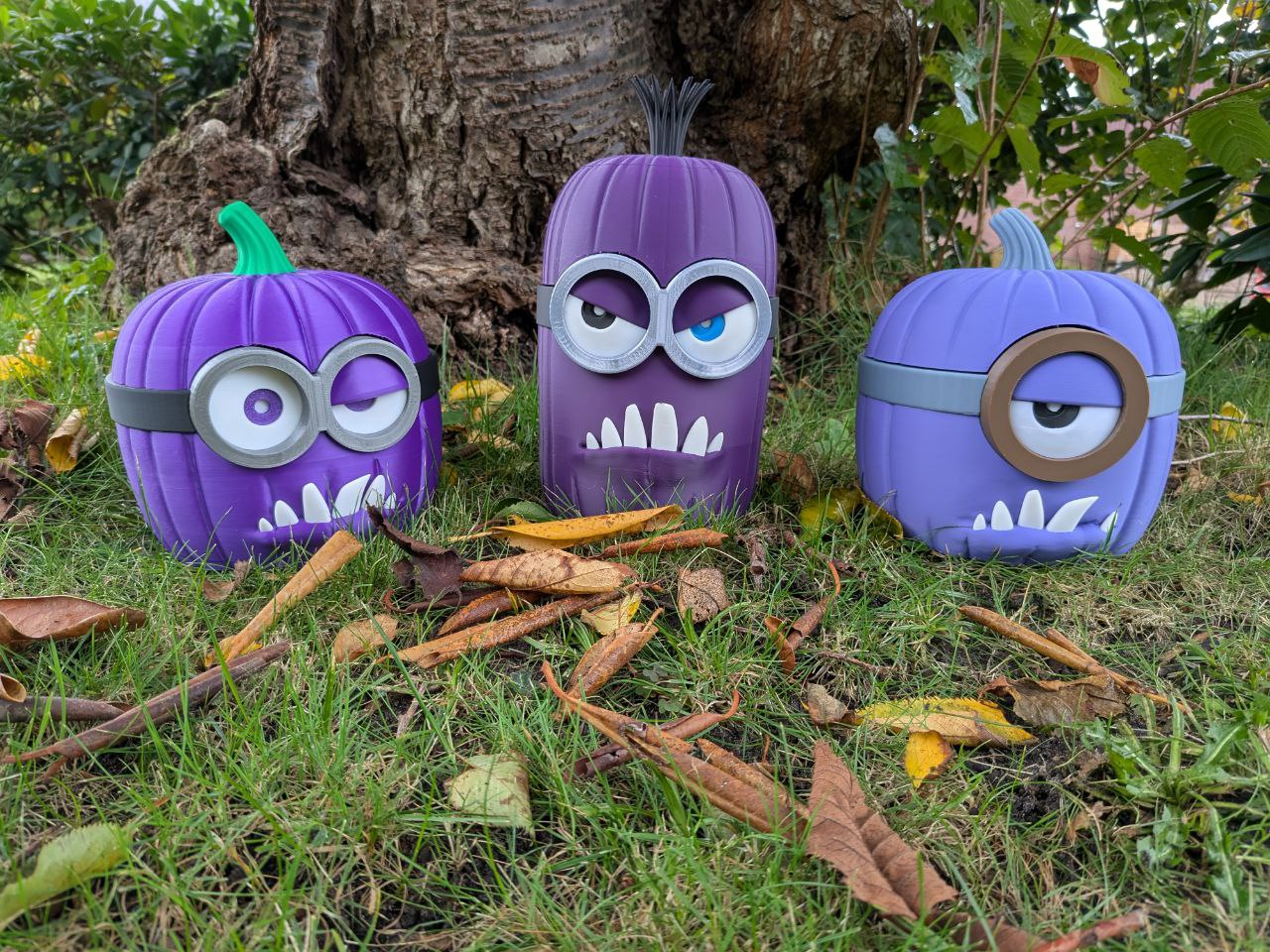 Evil Minions-purple minion Halloween Edition