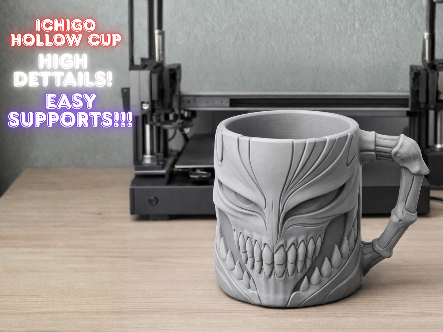 Ichigo bleach cup hollow