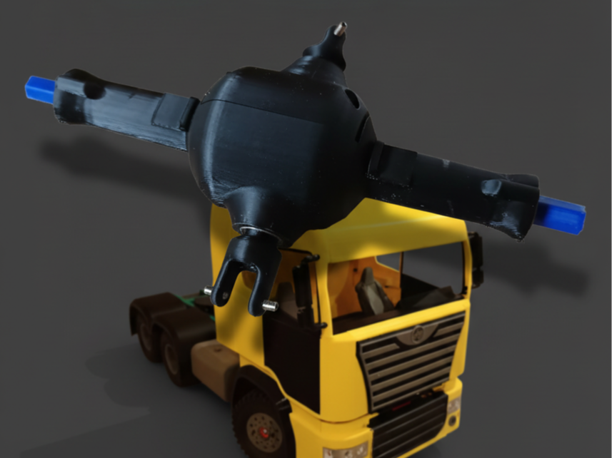 Axe de Camion RC 1/10 à différentiel 95% print