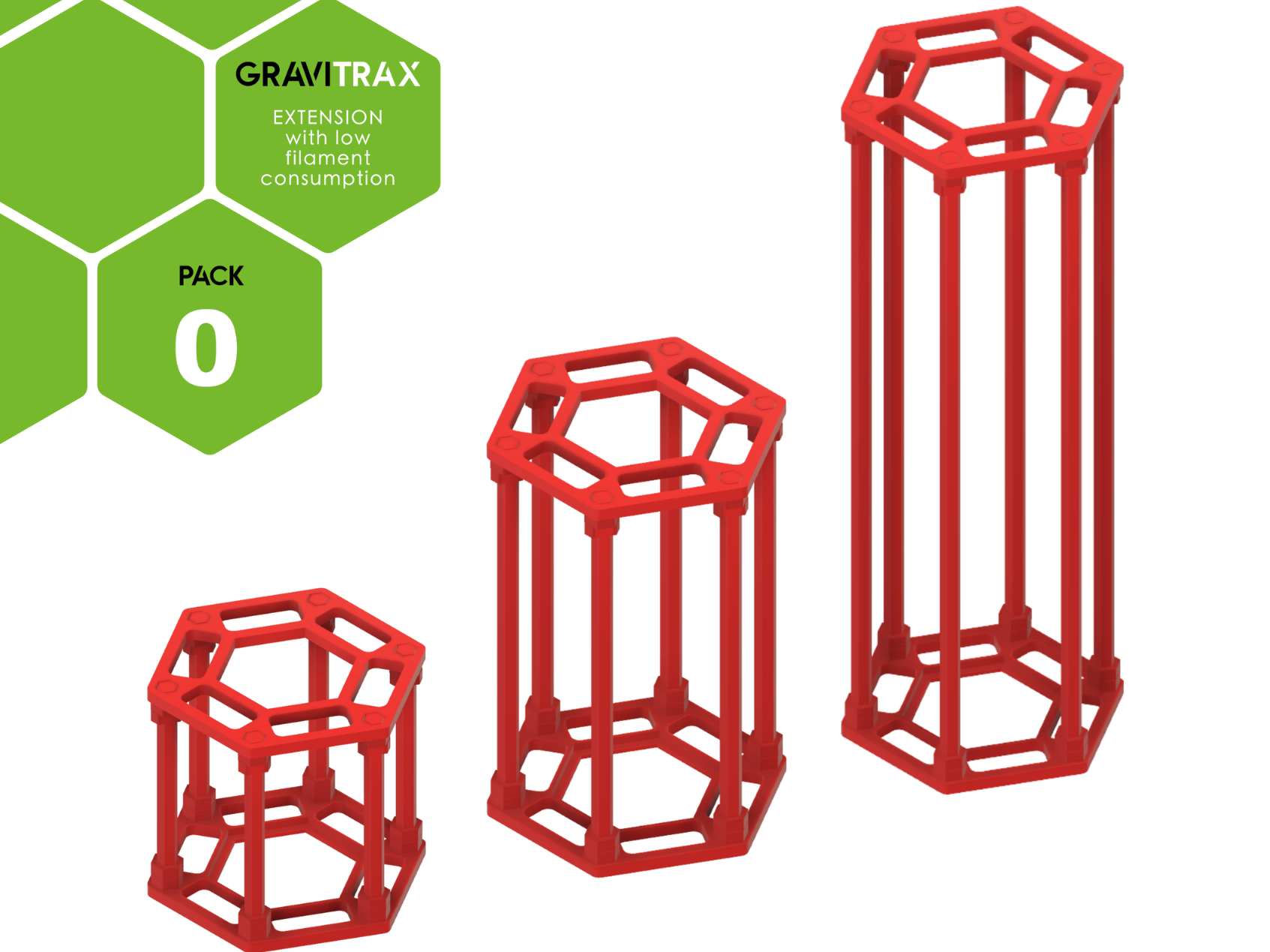 GRAVITRAX Pillar with low filament consumption