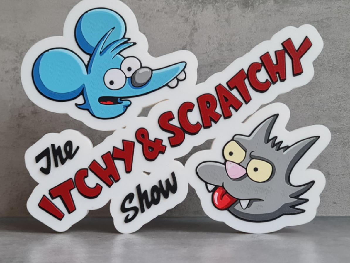 The Itchy & Scratchy Show Logo / Sign
