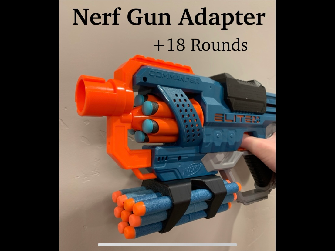Nerf Gun Adapter +18 Rounds