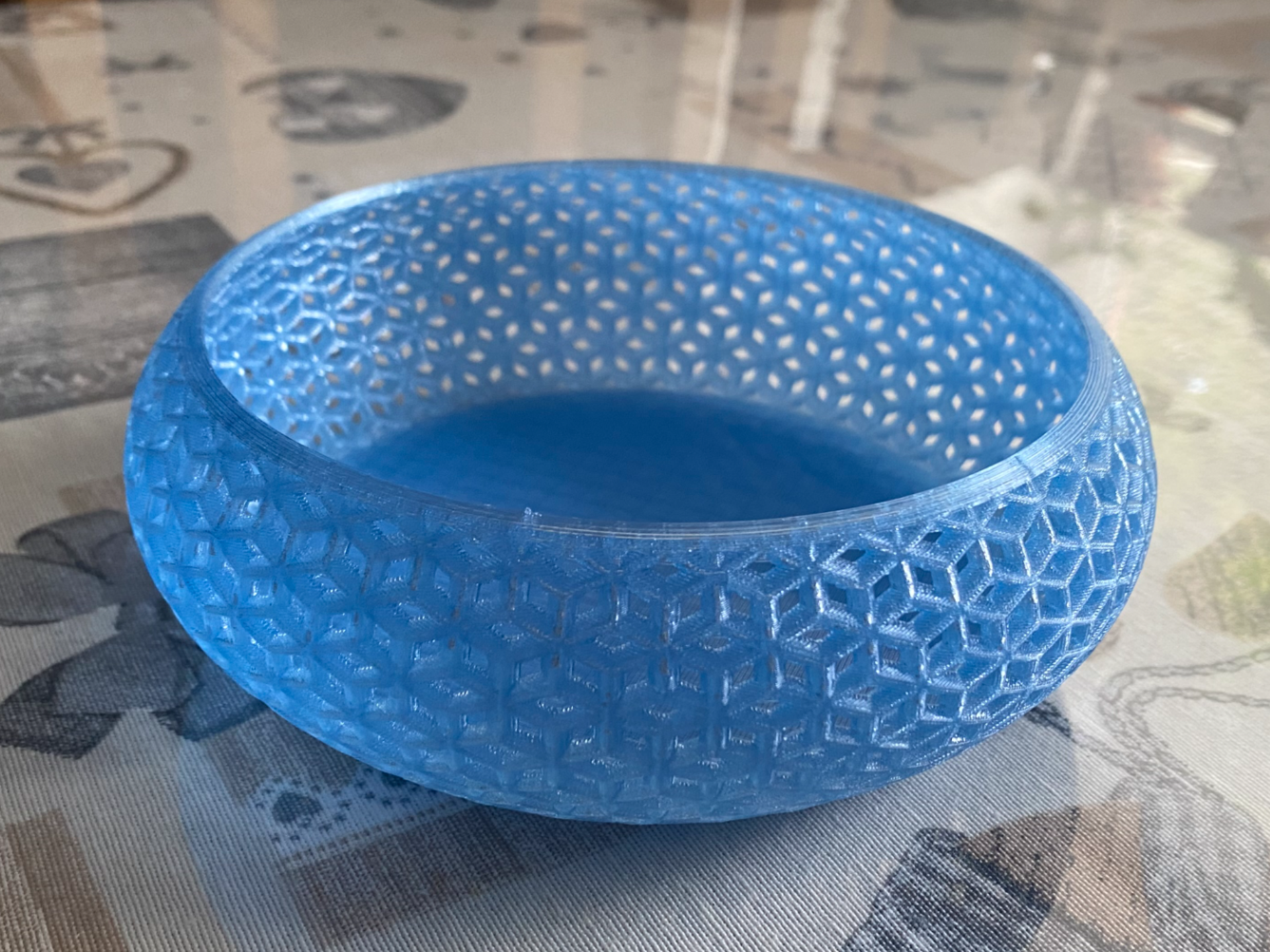 transparent dessert bowl