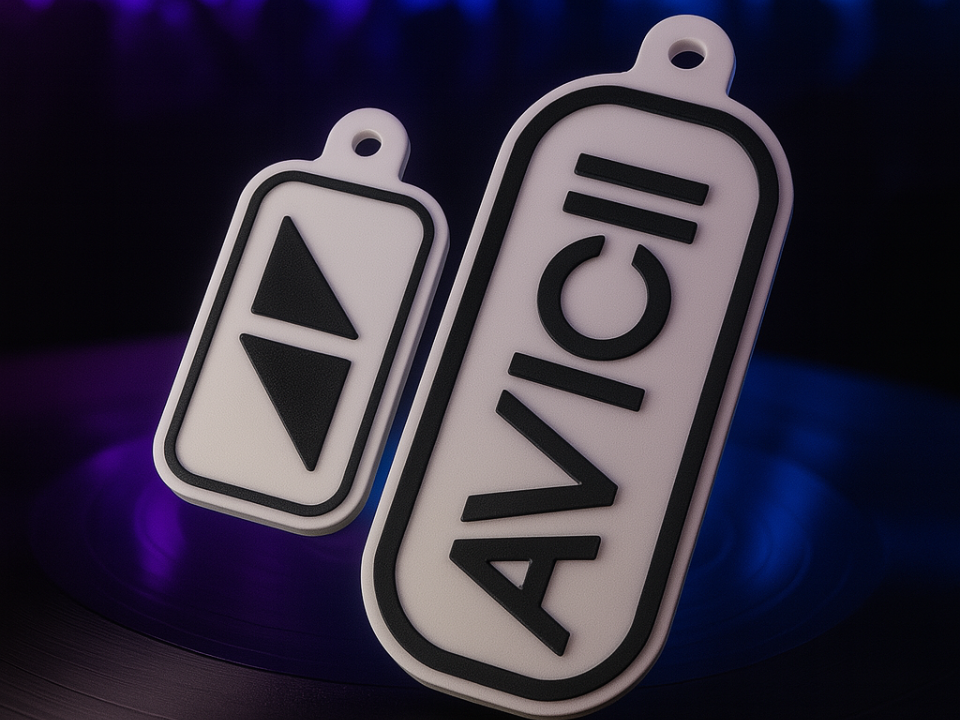 AVICII Vibes – Portachiavi in Beat 3D