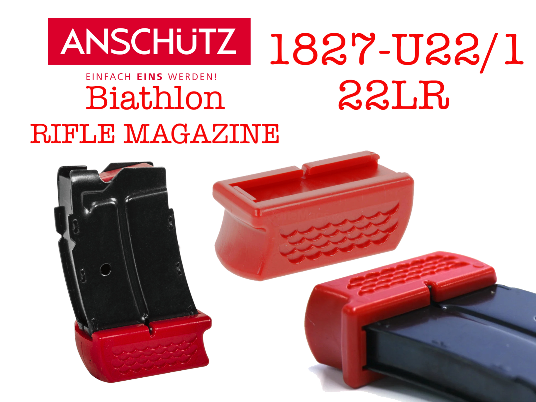 Anschutz round .22LR Biathlon magazine (1827-U2)