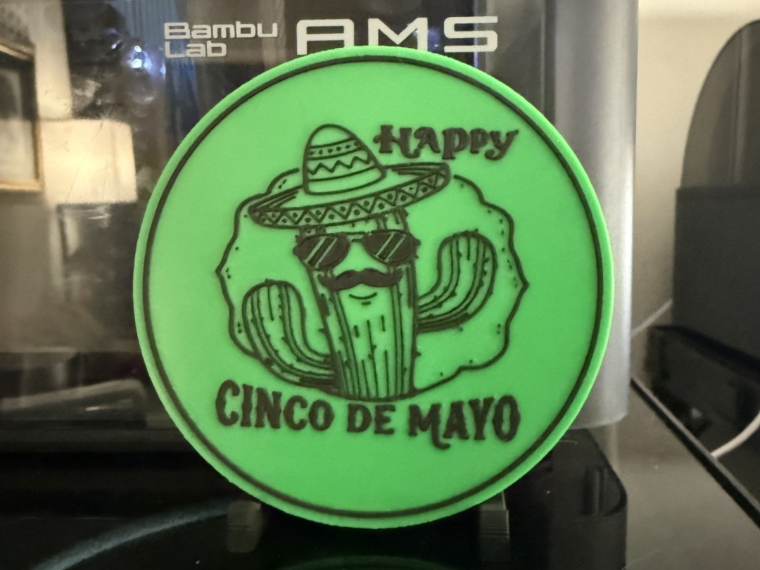 HAPPY CINCO DE MAYO COASTER