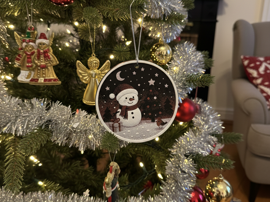 Weihnachtsdekoration Schneemann