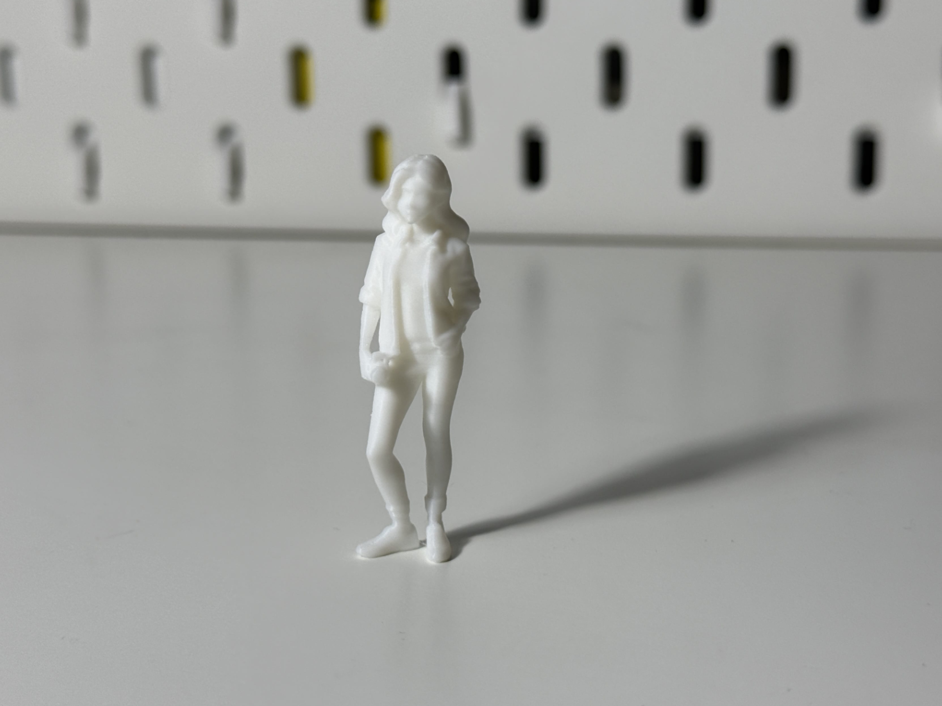 Miniature Girl/Tourist/Photographer for Diorama