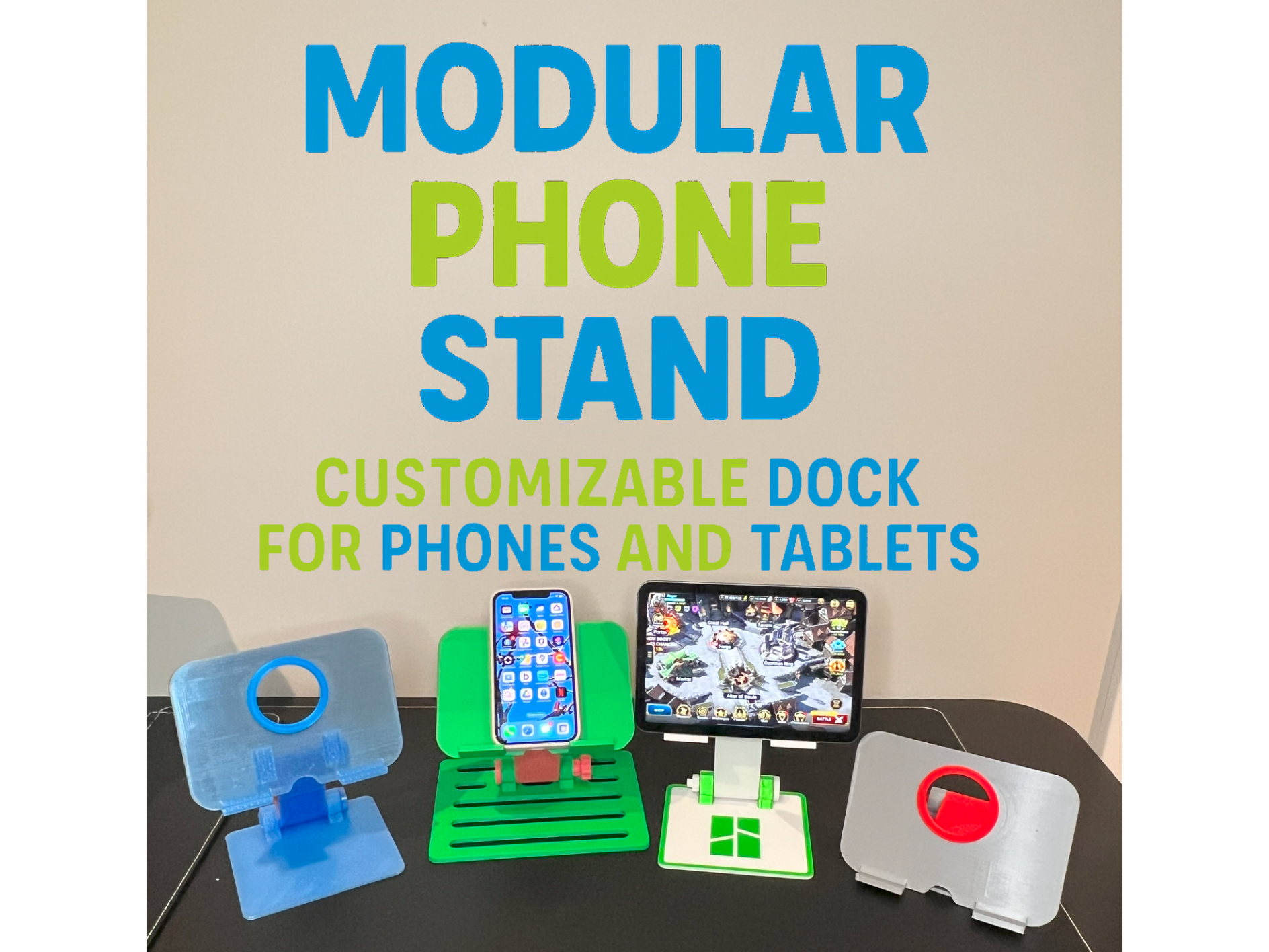 Modular Phone & Tablet Stand, no AMS no Hardware