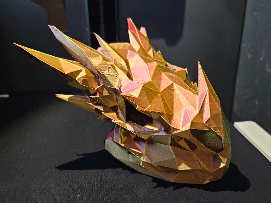 Low Poly Dragon Skull