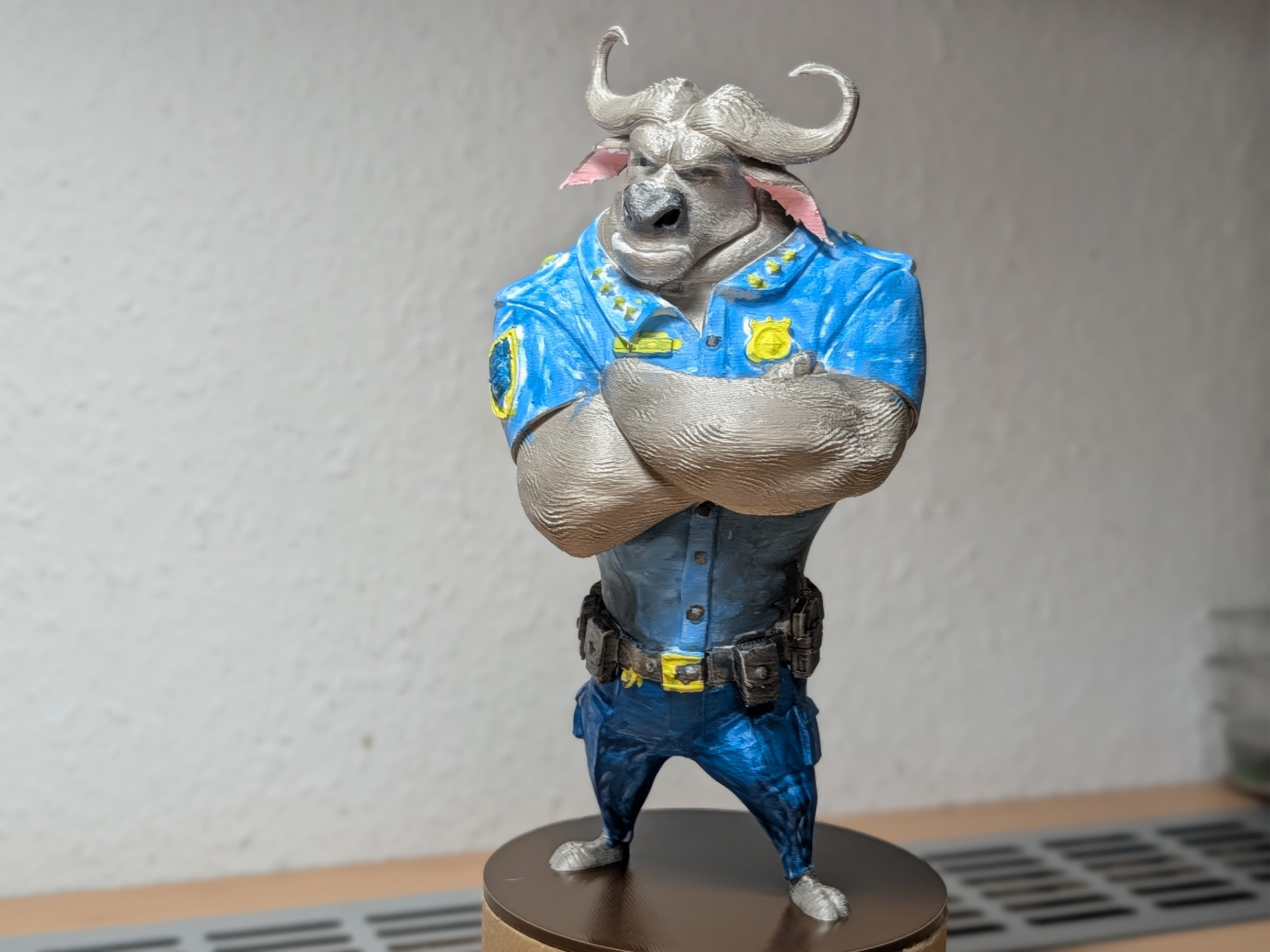 Chief Bogo - Zootopia Police Chief (3D Coloring)