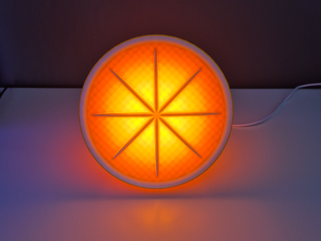 Lampe Zitrone