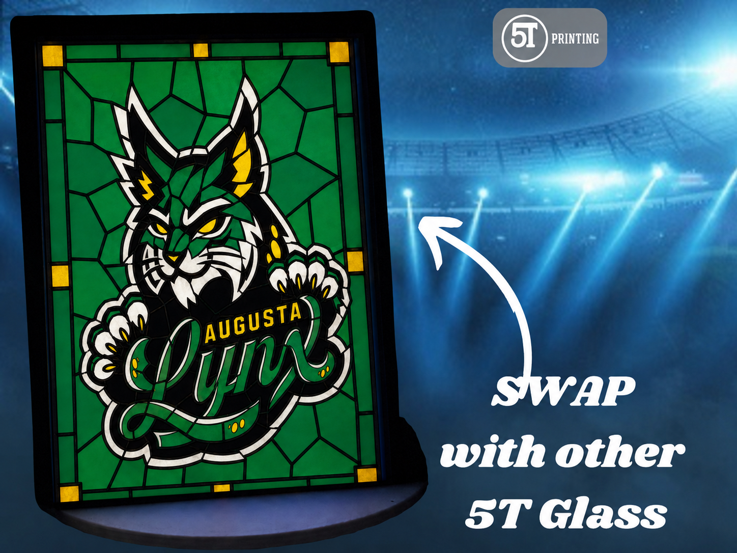 Augusta Lynx light (swappable glass)