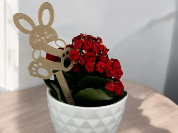Easter Bunny Plant Stake