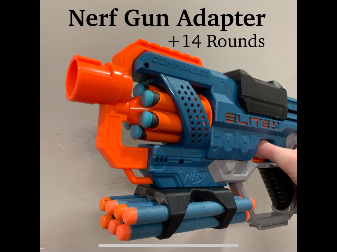 Nerf Gun Adapter +14 Rounds