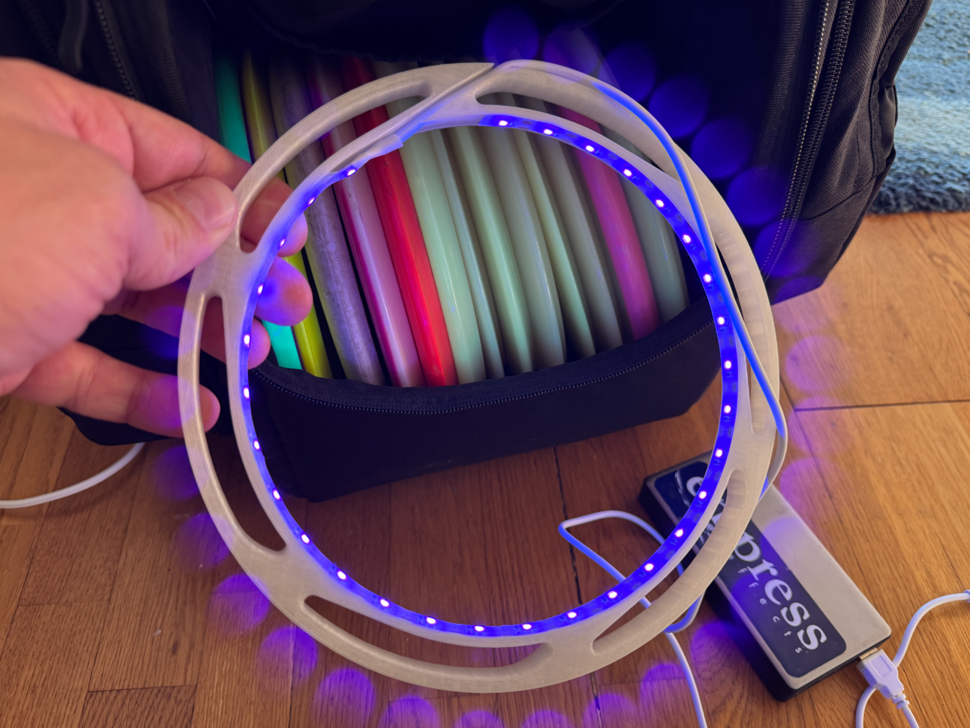 UV LED Glow disc Charger