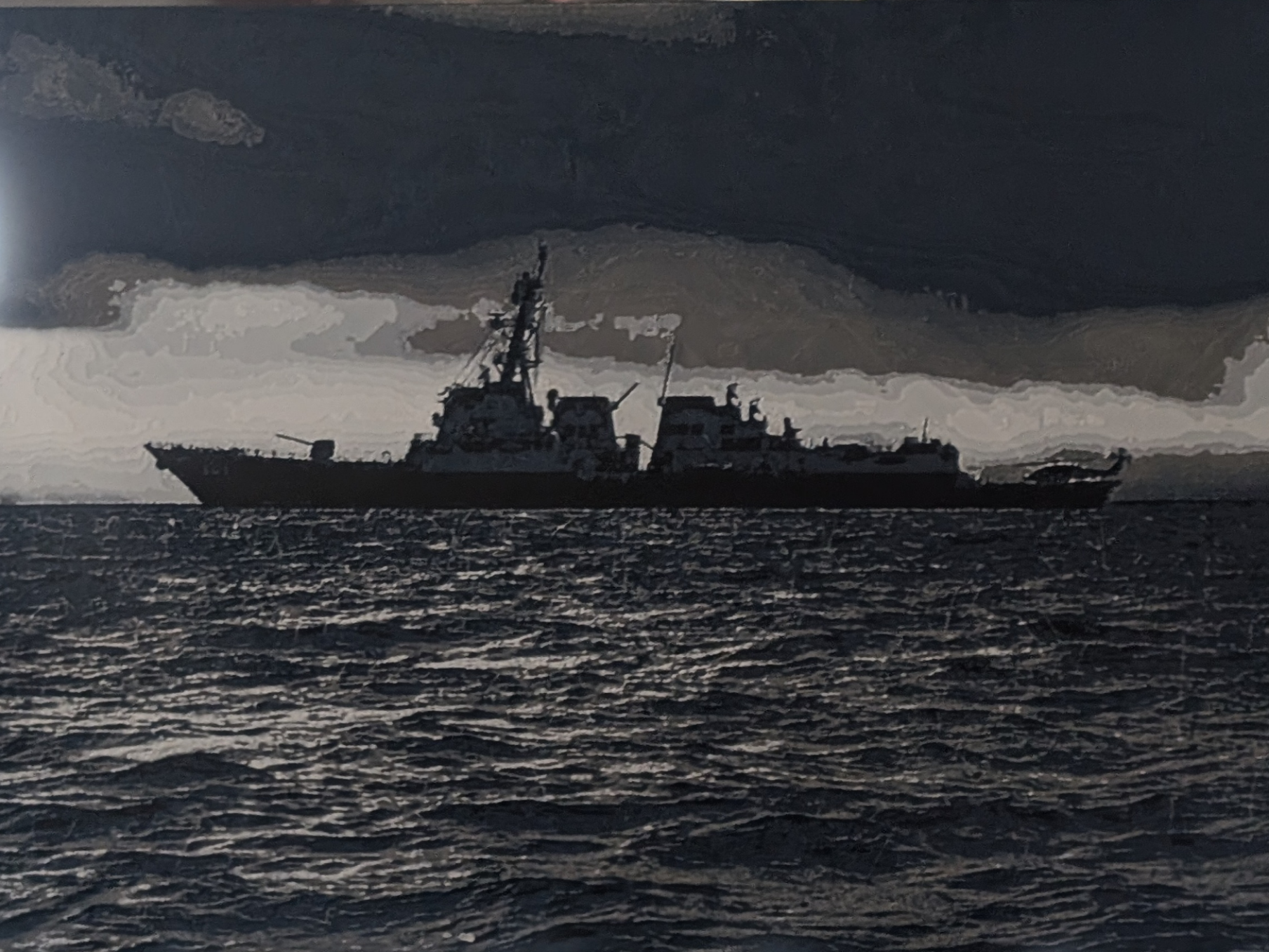 US Navy Destroyer (DDG-101) Gridley hueforge