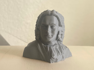 Bach Bust Statue