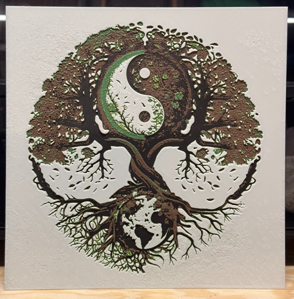 Tree of Life Yin Yang HueForge