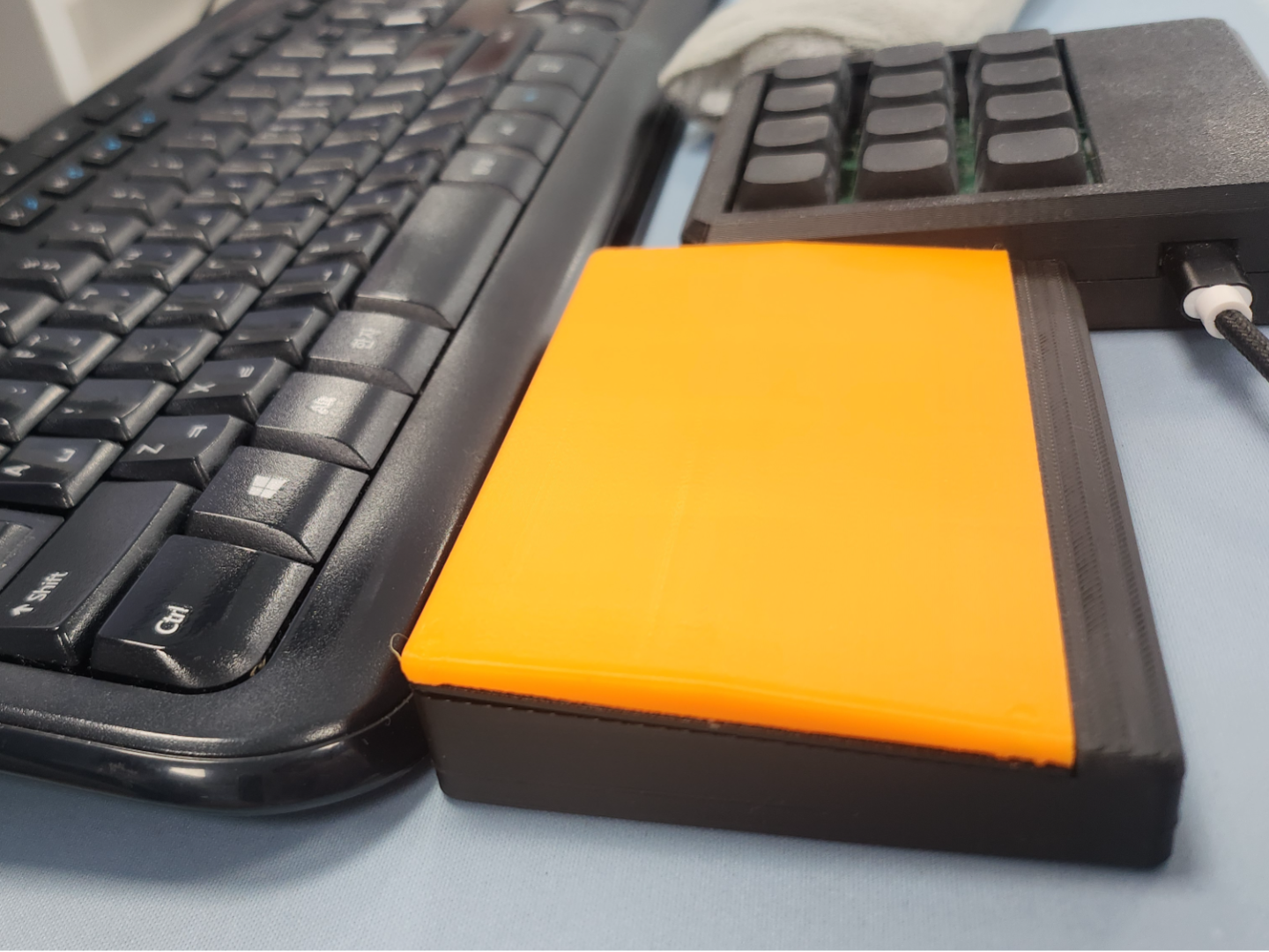 keyboard tray wrist rest