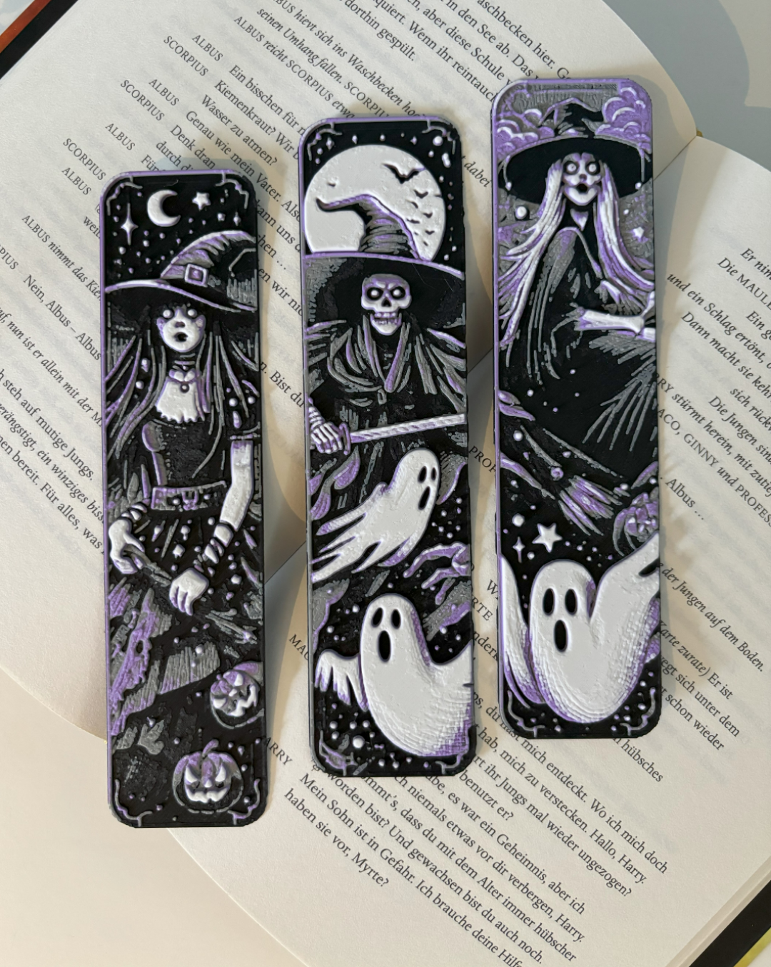 Halloween - Witches Bookmark set