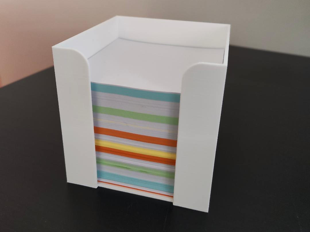 Memo Cube Holder / Notepad Block Holder
