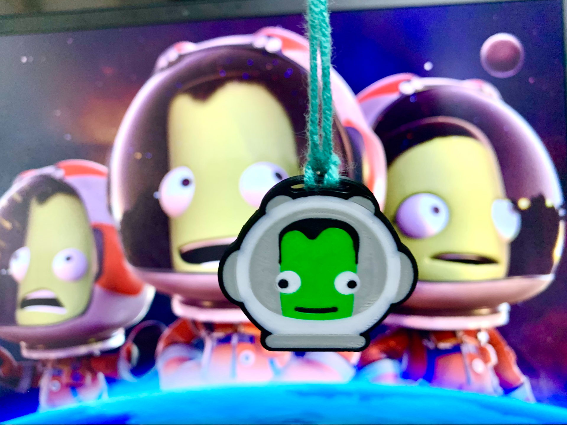 Kerbal Space Program keychain