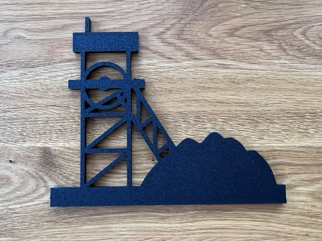 Kohle Bergwerk mit Aufzug