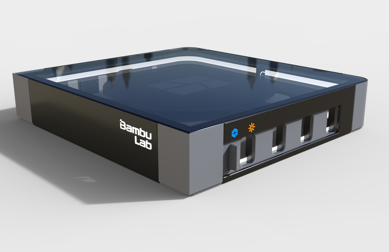 Light flood for closed Bambu lab printers