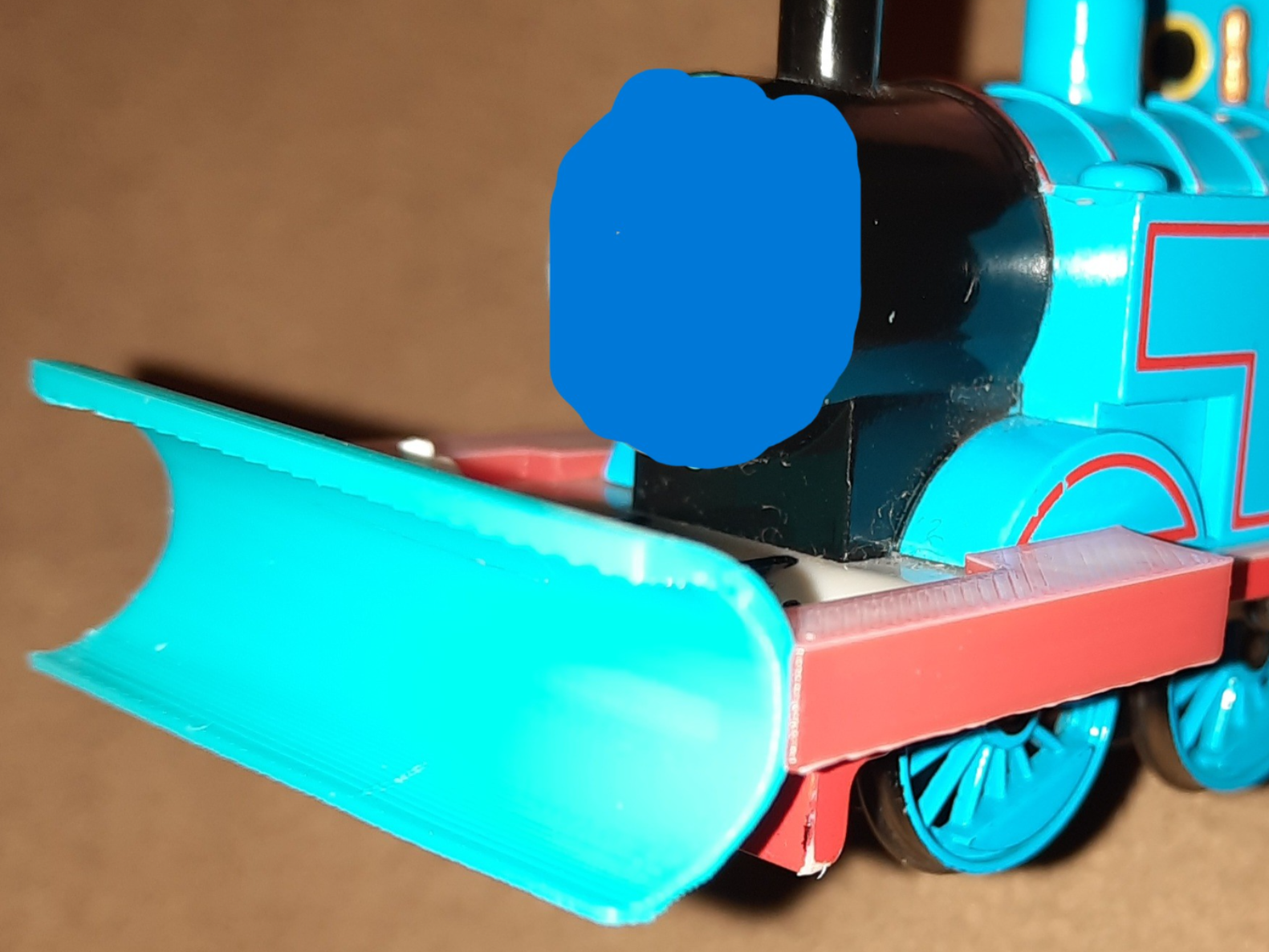 HO scale train snow plow