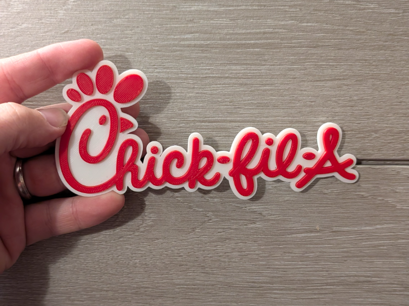 Chick-fil-A logo sign plaque 2-sizes
