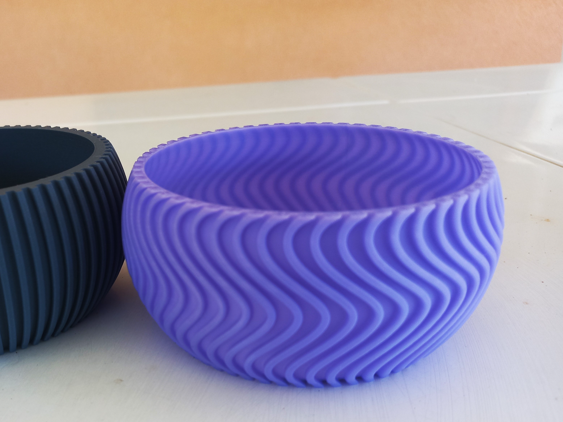 Succulent planter pot - weavy pattern