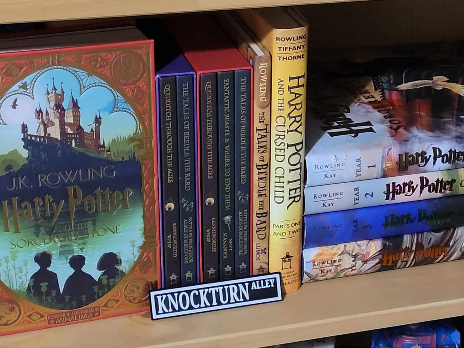 Bookshelf Sign - Harry Potter - Knockturn Alley