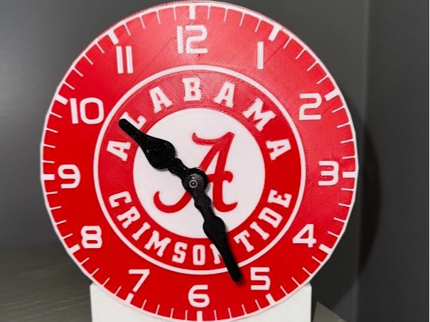 Crimson TIde Clock