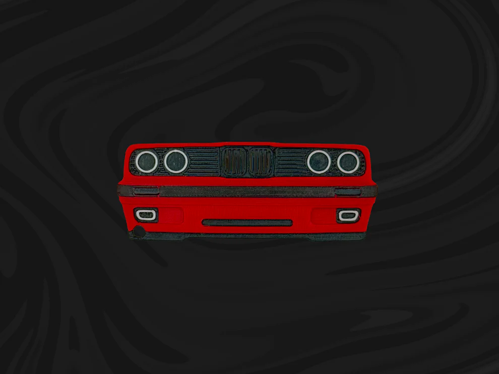 BMW 3 E30 Keychain (Customizable)