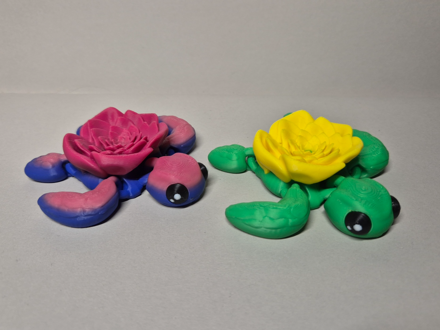 Tortue Fleur Articulée - "TOUTA"