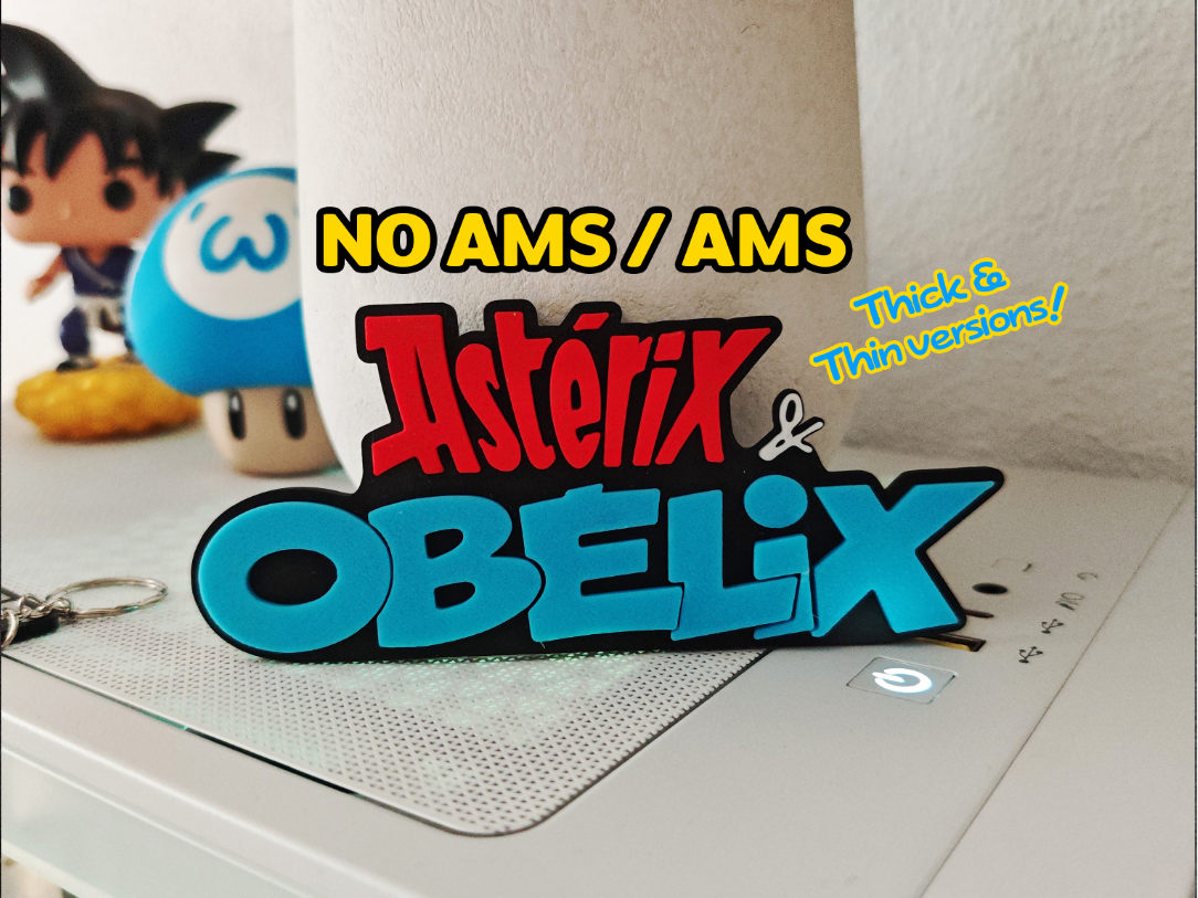 Astérix and Obélix Logo / Sign (NO AMS/AMS)