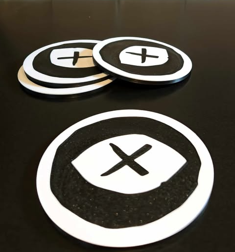 Red dead redemption 2 Dead eye bar coasters