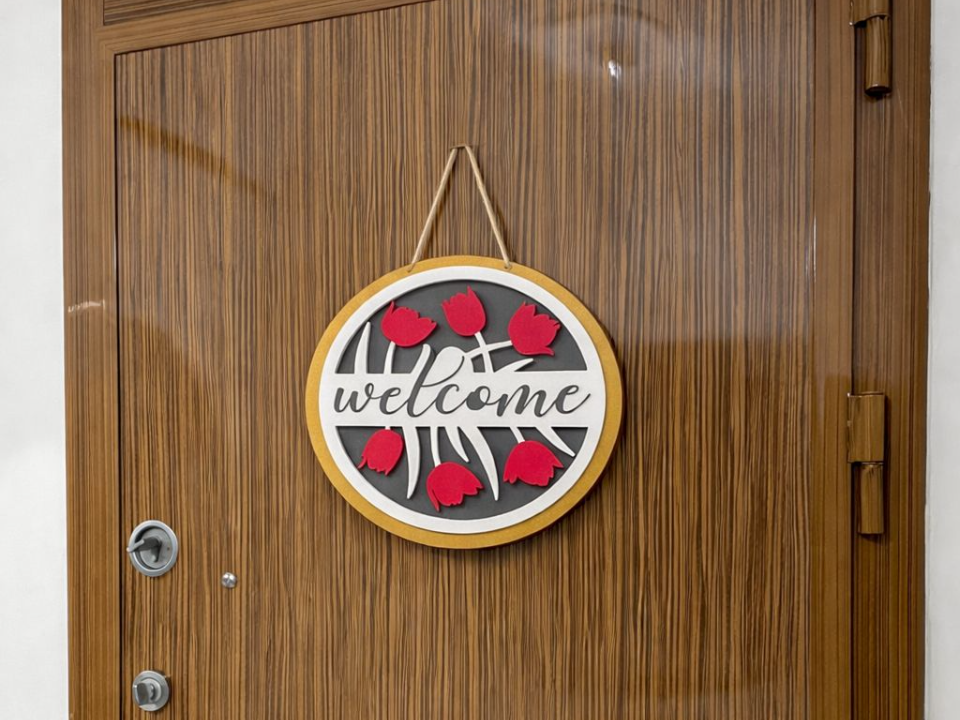 Welcome Kapı Süsü – Hoşgeldin Kapı Askısı