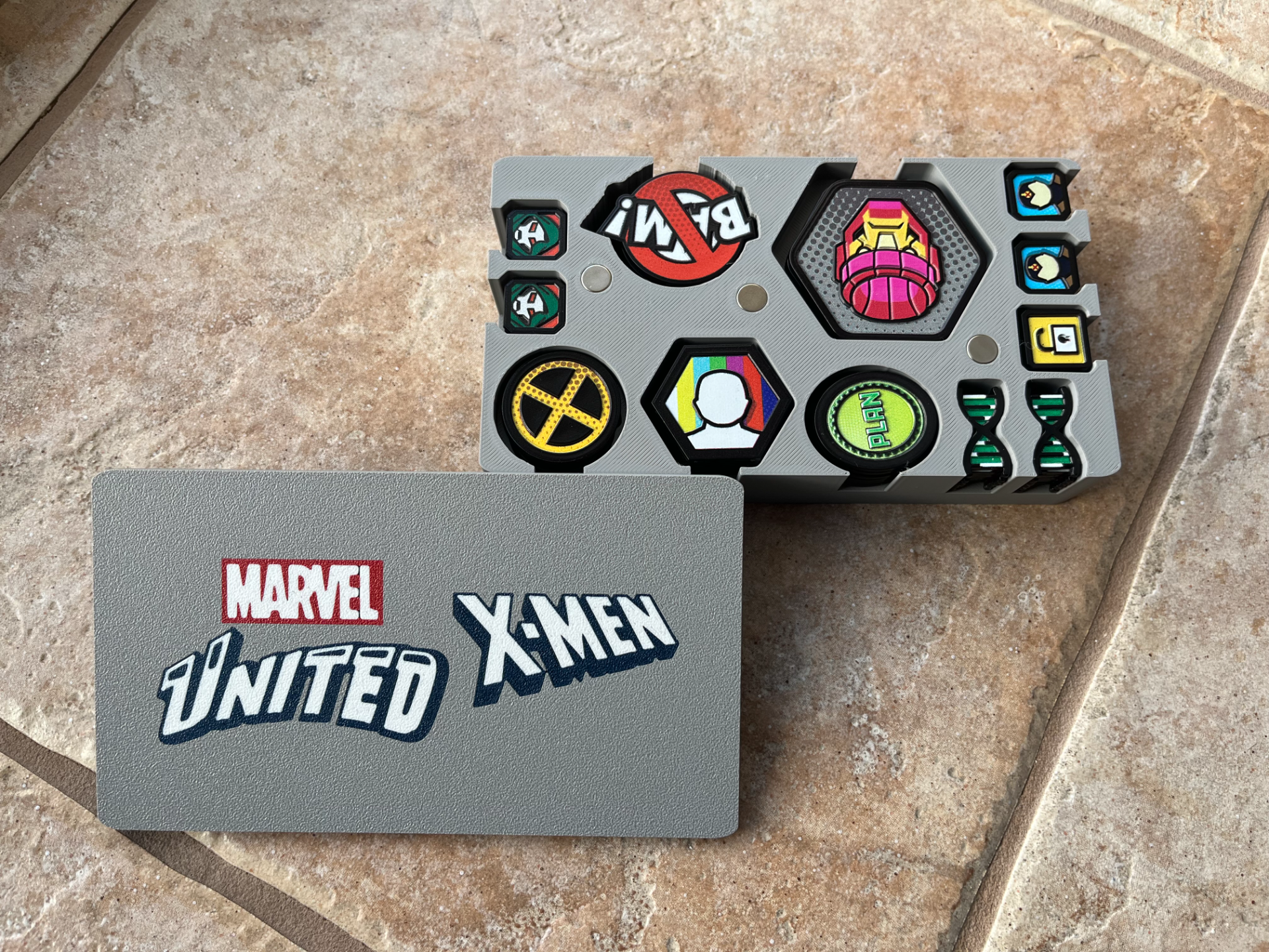Marvel United X-Men Plastic Tokens Box