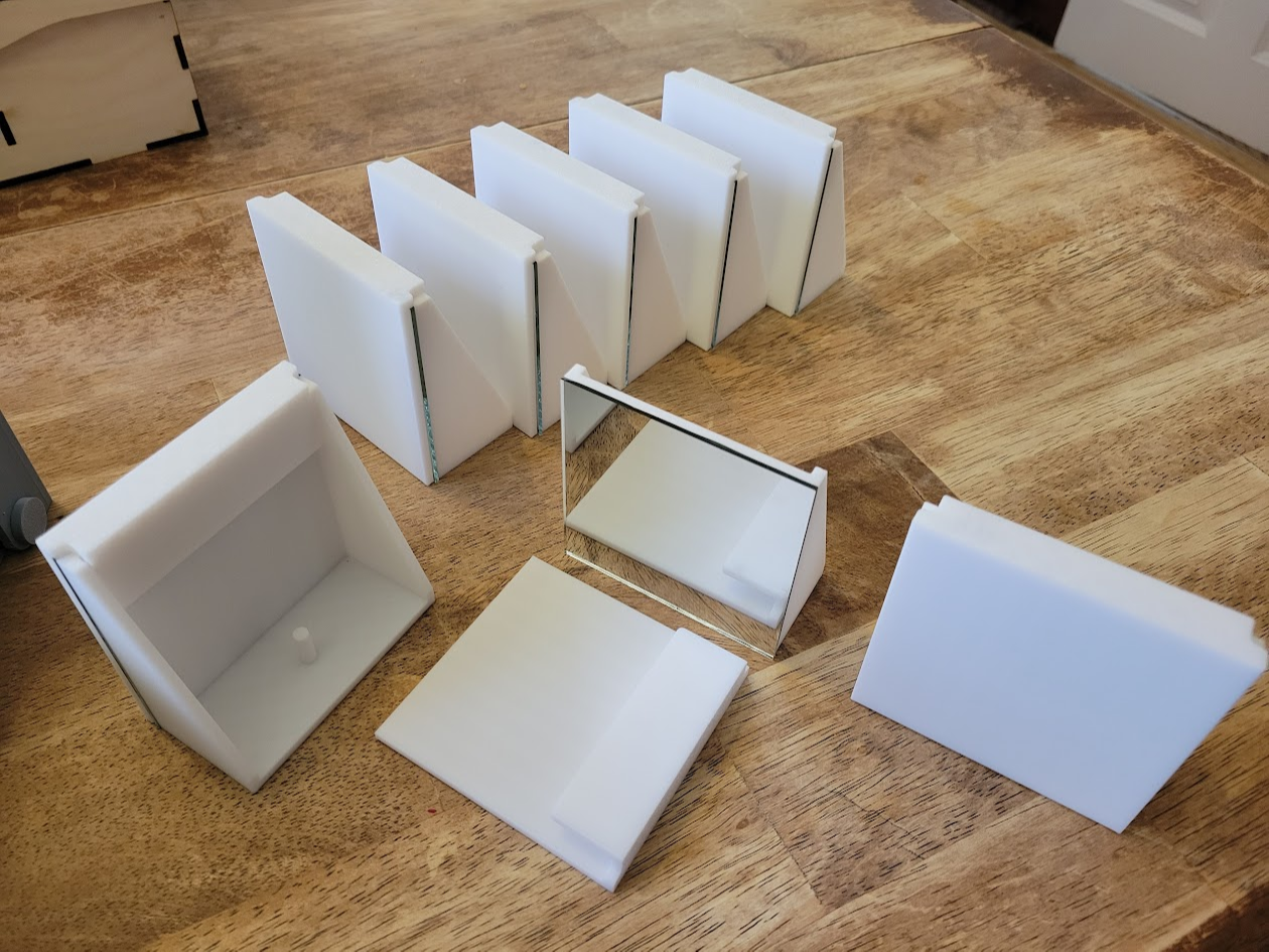 Science Olympiad - Optics - Mirror Stand w/ covers