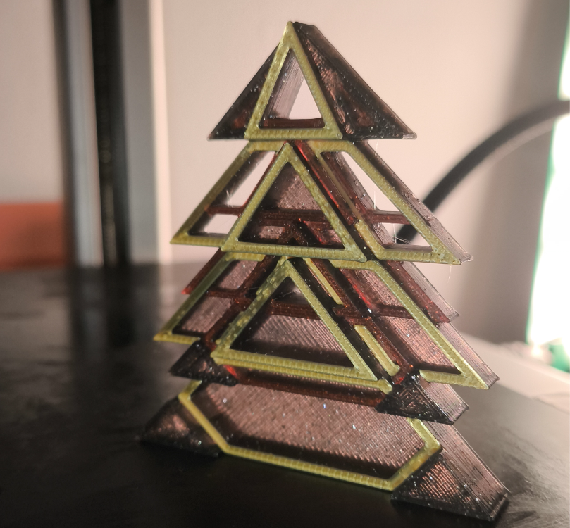 Geometric Christmas Tree Decoration