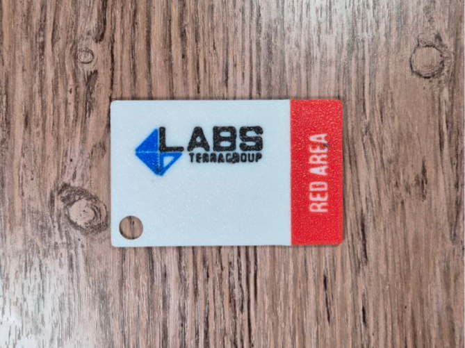 TerraGroup Labs keycard (RED)