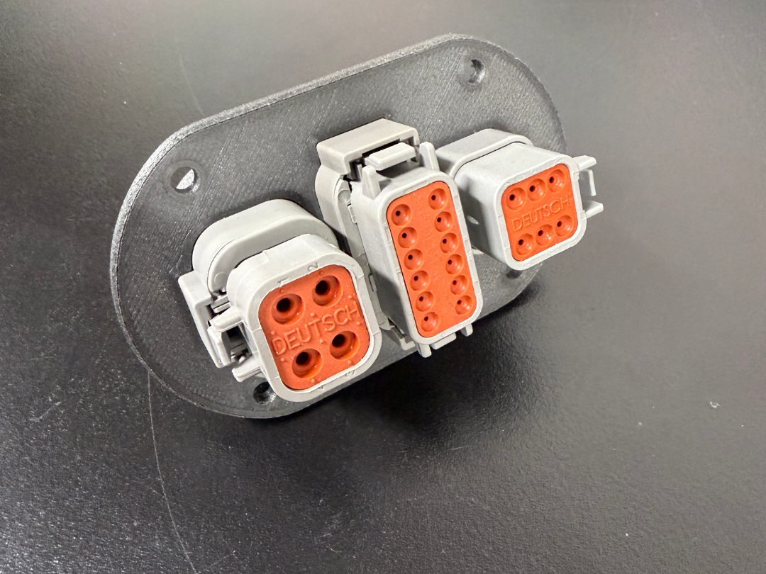 Mustang foxbody Deutsch connector bulkhead mount